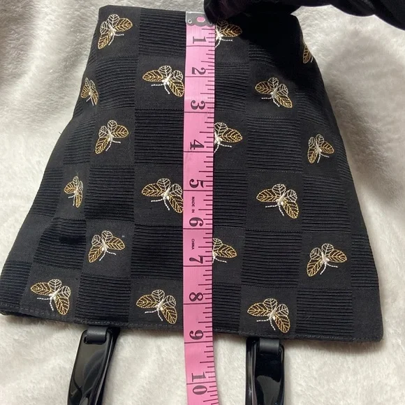 Vintage Talbots butterfly Mini tote bag with plastic handles. - Picture 8 of 13